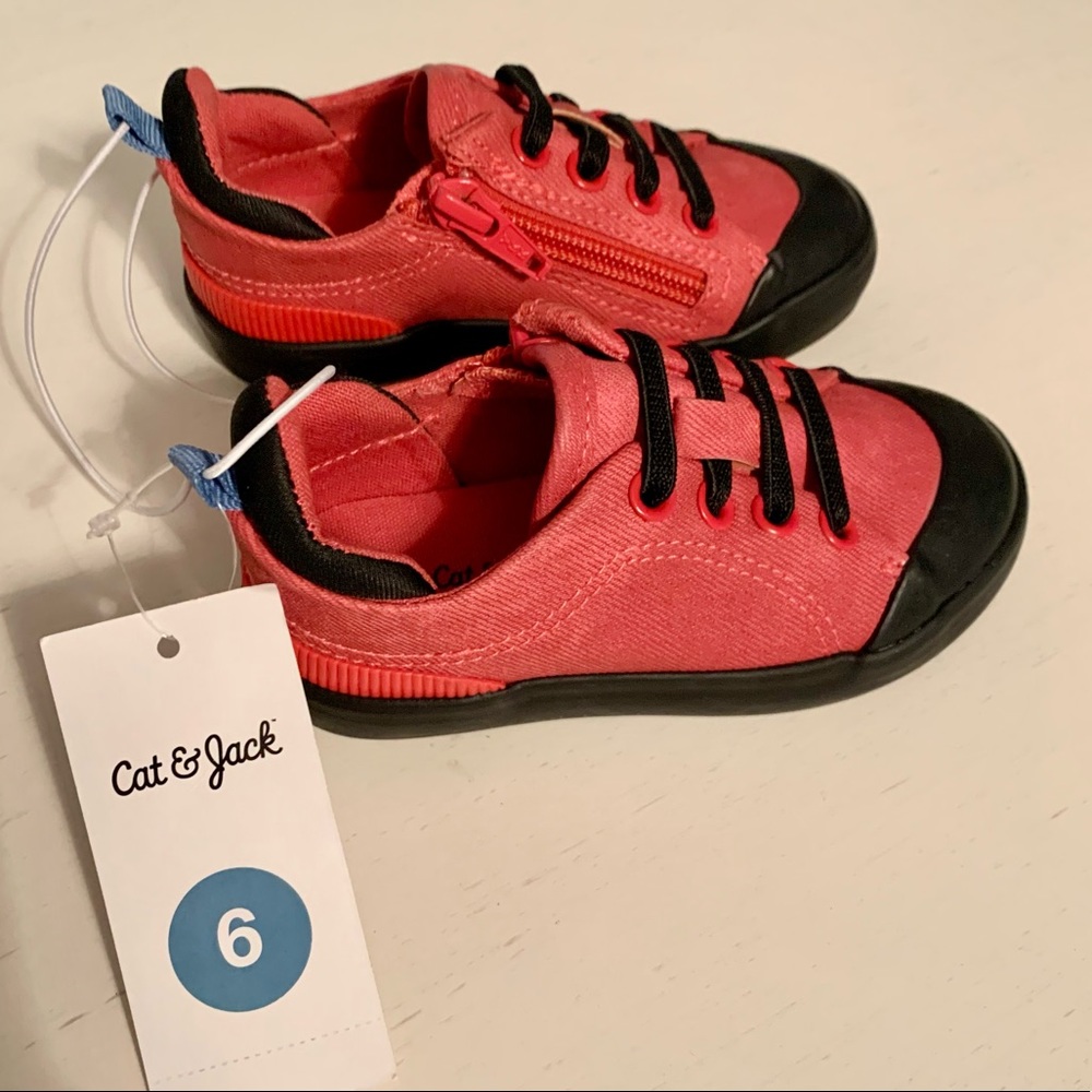 Toddler Boys’ red tennis shoes 6c NWT